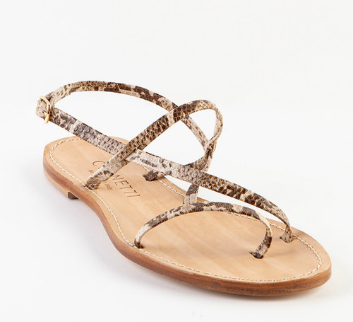 Cornetti beige python print - cornetti,