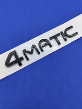 1 Logo Mercedes 4Matic noir