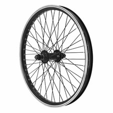 ROUE BMX 20" AVANT NOIR MOYEU