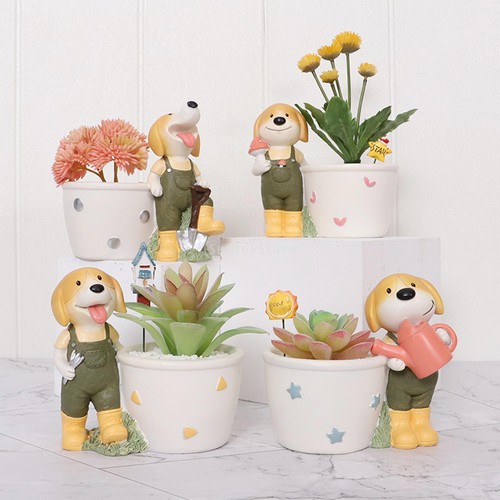 Résine succulentes pot - résine,