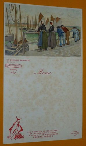 1920 1930 menu bretagne - 1920-1930,