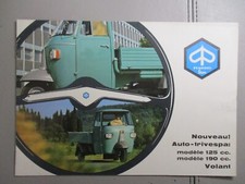CATALOGUE  AUTO-TRIVESPA 125 190 A VOLANT VESPA PIAGGIO APE