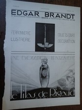 EDGAR BRANDT ferronnerie d'art