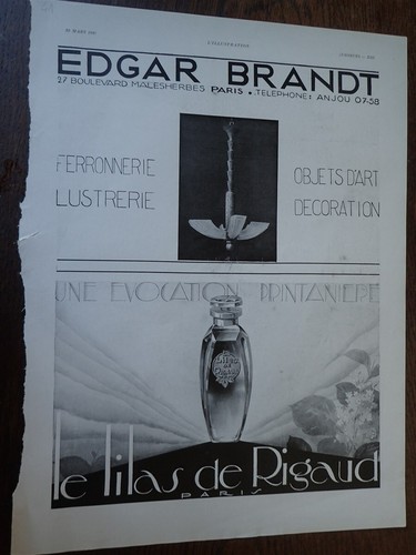 Edgar brandt ferronnerie - edgar, d'art