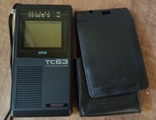 Téléviseur vintage LCD Citizen TC63 Télé Pocket