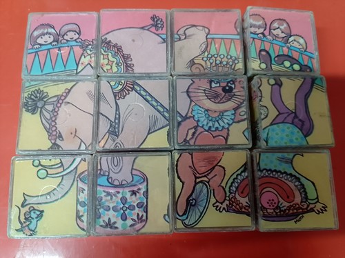 Puzzle cubes vintage années