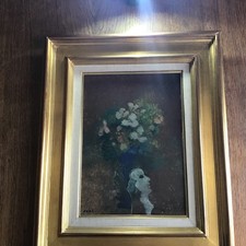 Jacques Van Den Bussche ( 1925 -2011 ) Le Bouquet De Fleurs et Le Masque 