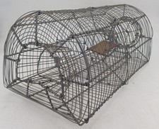 Nasse en fil de fer piège à souris rat 1900 Art populaire Superbe état
