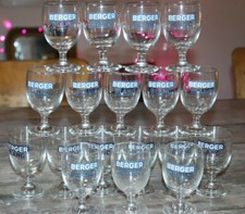  18 verres Berger Blanc 10,7 cm 