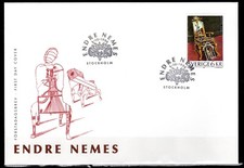 Suède - 1996 - Enveloppe 1er jour - Hommage Endre Nemes - La chaise Baroque