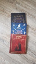 3 gros livres Collector Harry Potter. Neufs. Atlas grimoire objets portraits.