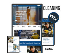 Wix cleaning service website