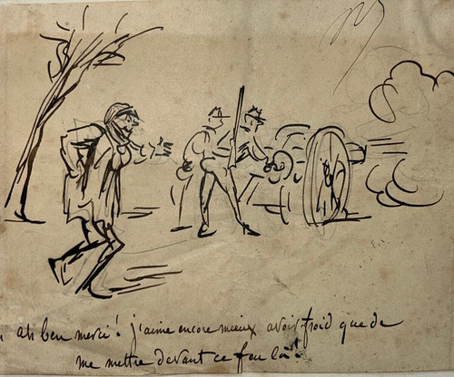 Canon dessin original plume - dessin,