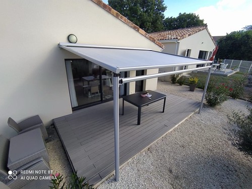 Pergola aluminium toile - pergola,