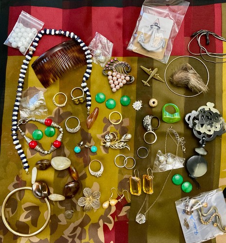 Lot bijoux anciens vintage - lot, et