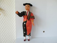 (N° 4) ANCIENNE POUPEE FOLKLORIQUE DOLL SNF ESPAGNE TOREADOR TORERO