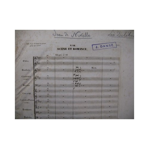Delibes léo jean nivelle - jean, de