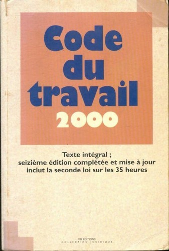 Code travail 2004 - du,