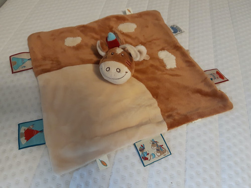 Doudou plat vache lola - vache,