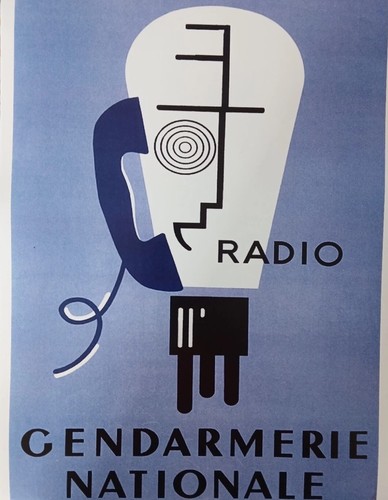 Affiche poster gendarmerie - affiche,