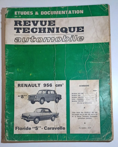 Revue technique automobile - revue,