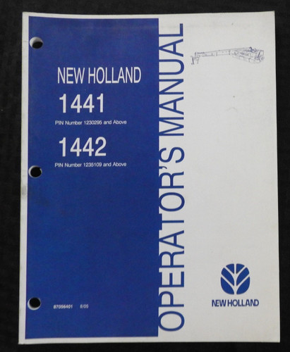 New holland manuel - new,