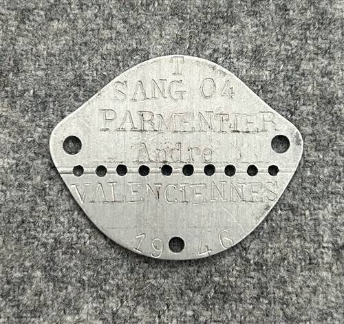 Plaque identité gourmette - plaque,