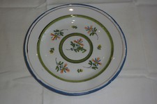 assiette ancienne en faience de waly   argonne ou épinal  fleurie n°5