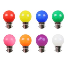 3W B22 Ampoule LED Couleur pour Guirlandes, Maison Bar Fête Noël Décoration