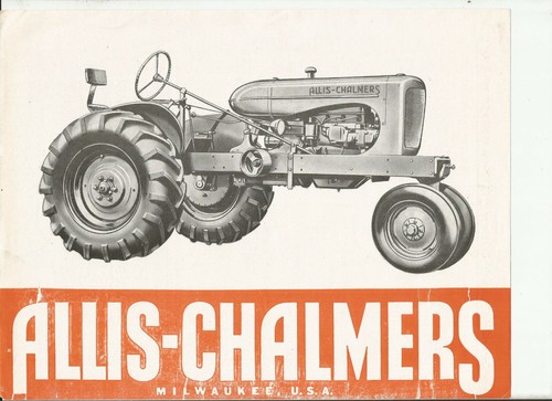 Allis chalmers tracteur - wc, /