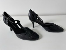 Sandales à talon salomés escarpis dance noir Inspirations 39 neuf