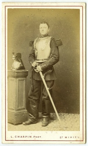Cdv militaire circa - militaire, 1870