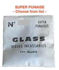 Verre de montre SUPER PUNAISE Ø100 à 520 MULTI-MARQUES (Watch Glass)