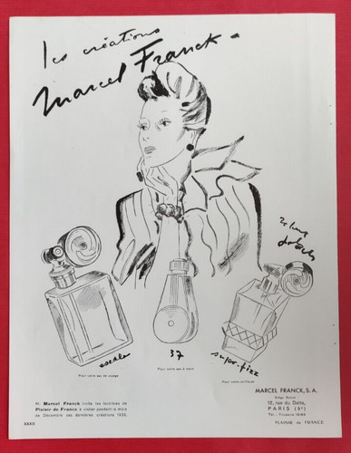 Publicité 1938 parfum les - parfum,