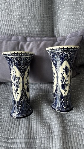 Pair vintage delft - of, boch