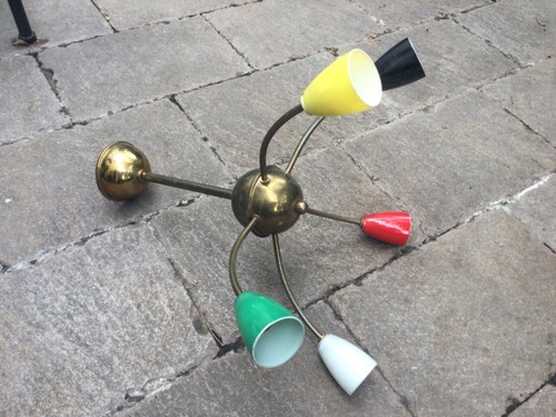 Vintage lustre spoutnik - lustre, en