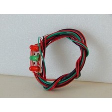 CC0081N - 1 PLATINE  3 LEDS : VERT DOUBLE ROUGE POUR  NACELLE JOUEF HO