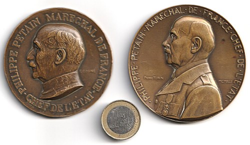 Medailles bronze petain - bronze,