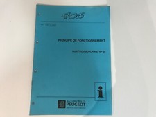 manuel de réparation 881-F-04.96 peugeot 406 injection Bosch AS3 VP 20