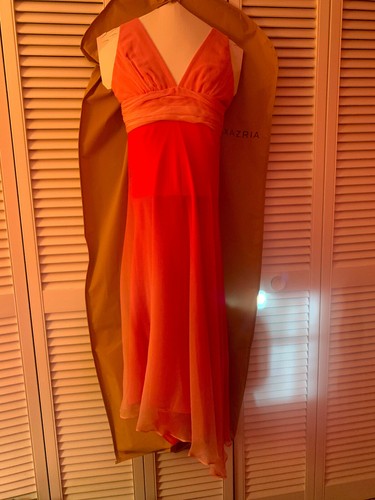 Bcbg pink chiffon dress gown - bcbg,