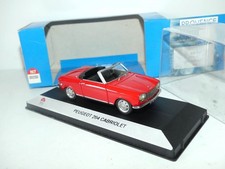 Peugeot 204 cabriolet rouge - cabriolet,