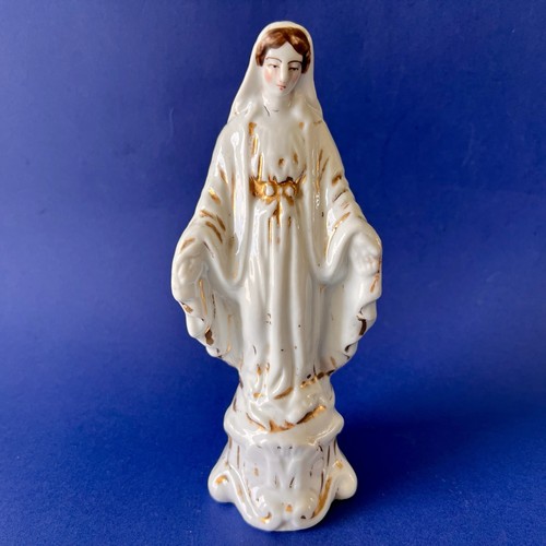 Statuette vierge marie xixème - marie,