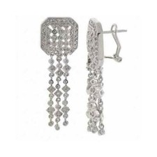 925 Argent Zircone Trois Brins