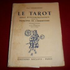 1946 Rare ouvrage de Jean Chaboseau - LE TAROT - avec les 78 images des CARTES