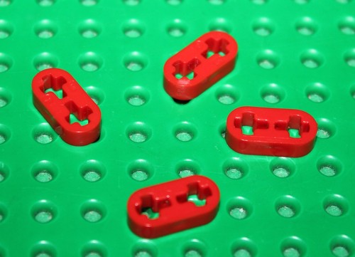 Lego technic red - red, 1x2