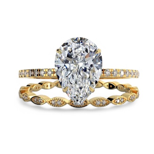 Bague jaune carats et - bague,