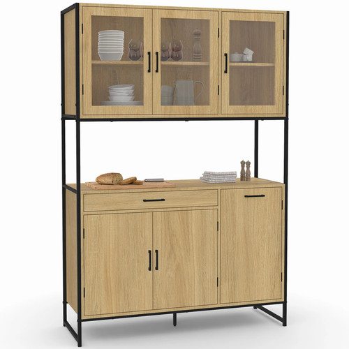 Buffet cuisine vitré 120 - buffet,