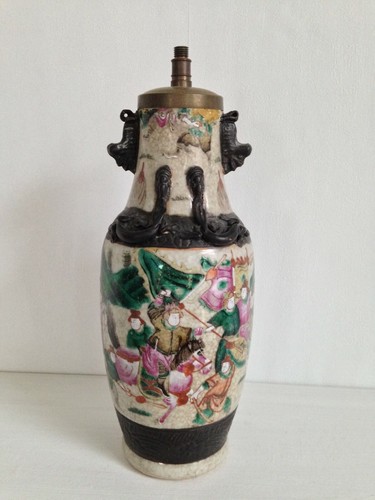 Ancien pied lampe vase - ancien,