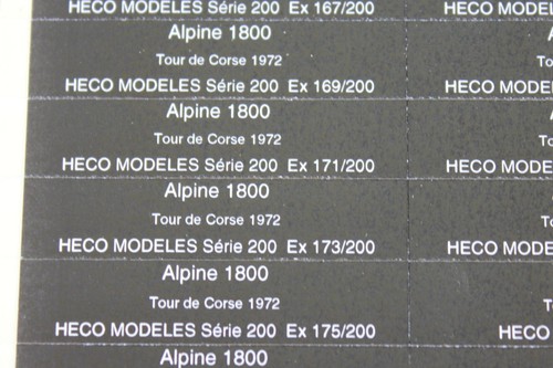 Heco modele etiquette - modele, 1