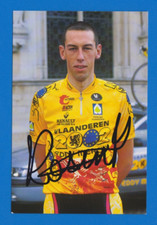 CYCLISME carte cycliste BERT ROESEMS équipe VLAANDEREN 2002 Eddy merckx signée